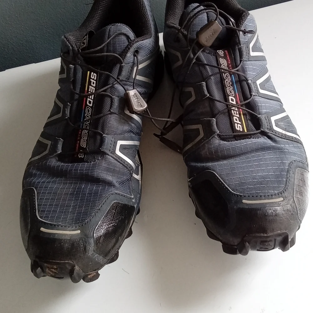 Salomon Speedcross 4 Trail Running Shoes Blue Black‎ Mens 383130